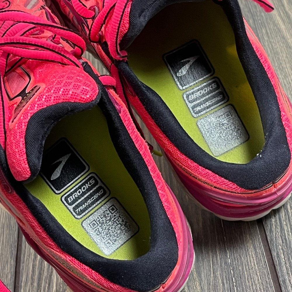 Brooks Transcend Running Shoes Womens 7 Pink Ultimate Ride Sneakers 1201501B878 - Picture 10 of 10